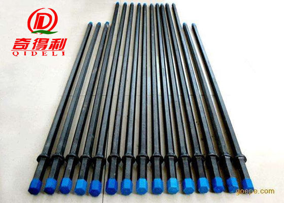 Hexagonal DTH Drill Rods , Diameter 22mm Mining Drill Rod For Taper Bits